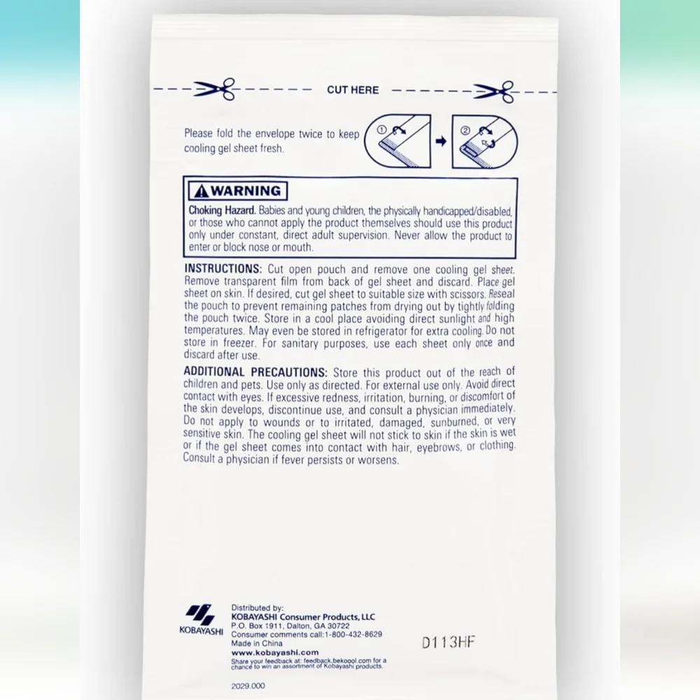 BeKOOOL Cooling Vapor Sheets 2 pack (8 sheets) NEW